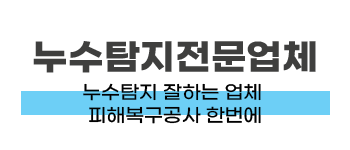 수원시 장안구 누수탐지 및 피해복구 전문